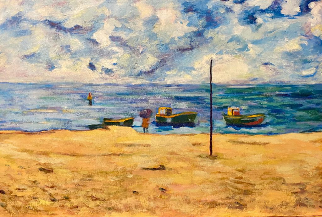 Sopot, painting