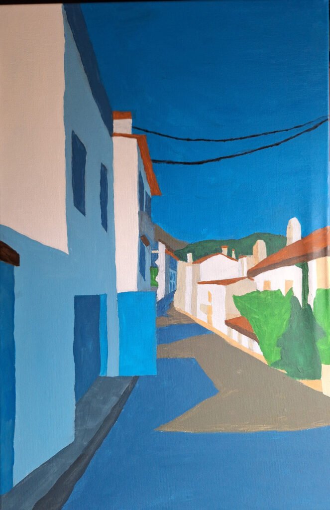 Cuadro titulado: ¿Dónde está mi casa?