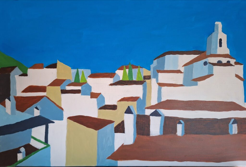 Cuadro titulado: Paisaje cotidiano