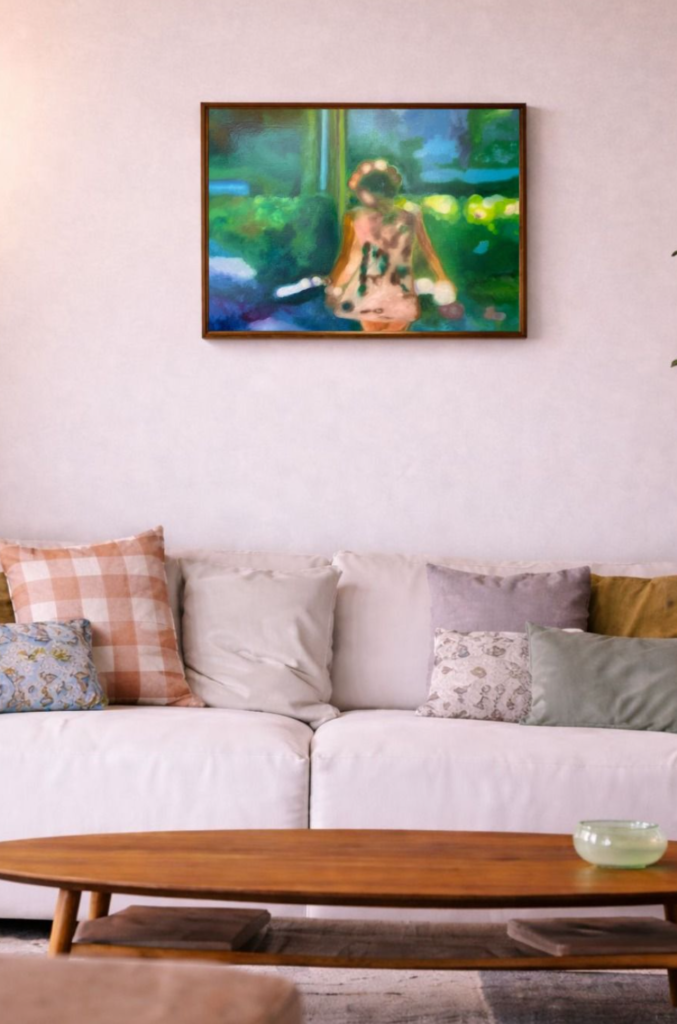 Sola.Oleo sobre tela.